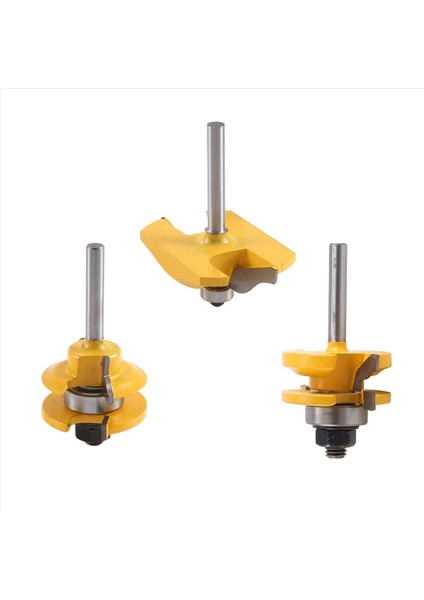 3pc1/4 Shank Yükseltilmiş Panel Dolabı Kapı Yönlendirici Bit Seti - 3 Bit Ogee Ahşap Kesici Ahşap Yönlendirici Bitleri (Yurt Dışından) modelleri