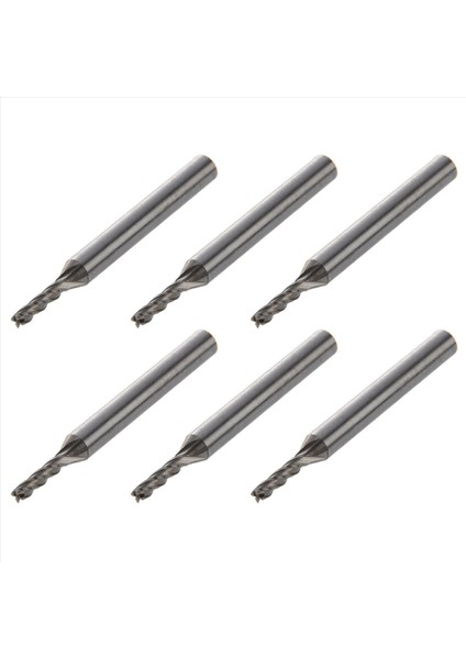 6pcs 3mm × 6mm × 12MM × 60MM 4 Flüt Hss Al End Frezelleme Kesici Aracı (Yurt Dışından)