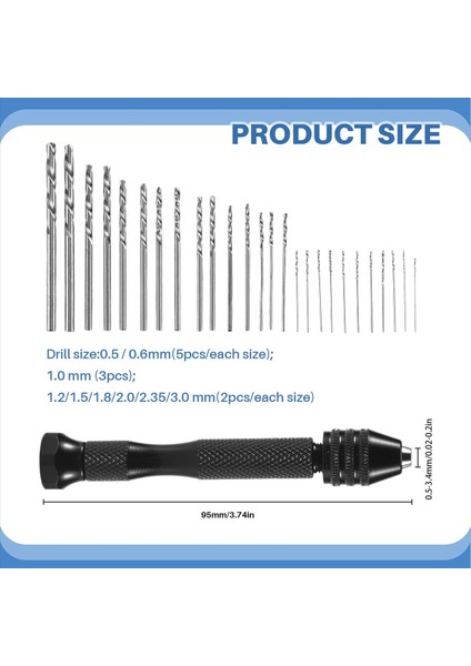 El Matkap Set Hassas Pim Menzisi Model Dıy Mücevher Yapımı Metal Ahşap Plastik Vb (Yurt Dışından) fırsatları