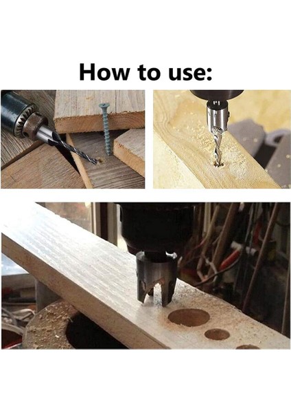 26 Pack Ahşap Işleme Pah Delme Araçları Matkap Bitleri Set Ahşap Tapa Kesici Üç Sivri Konuşan Matkap Bitleri (Yurt Dışından) fırsatları