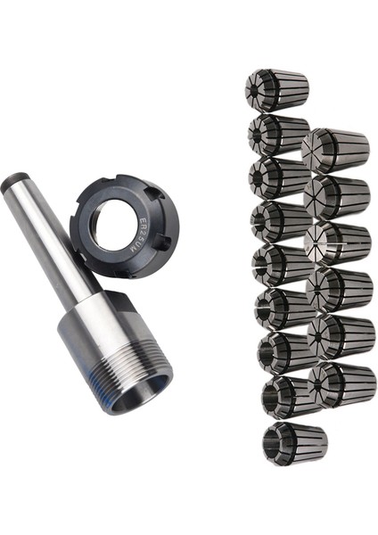 1pcs ER25 Mt2 M10 Cnc Kolet Chuck Tutucu Freze Tutma Çekme Çubukları ve 15PCS ER25 Kolet Aracı Hassas Yay Seti 2mm Ila 16MM Cnc Kolet Chuck (Yurt Dışından) modelleri