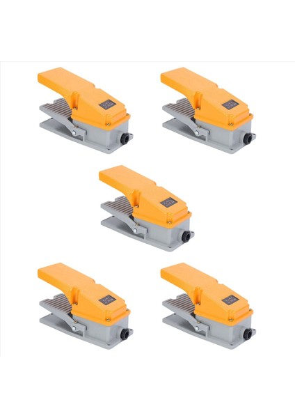 5x Lt4 Ayak Anahtarı Alüminyum Kılıf Treadle Pedal Anahtarı Takım Tezgahı Kontrolü Gümüş Kontağı (Yurt Dışından)