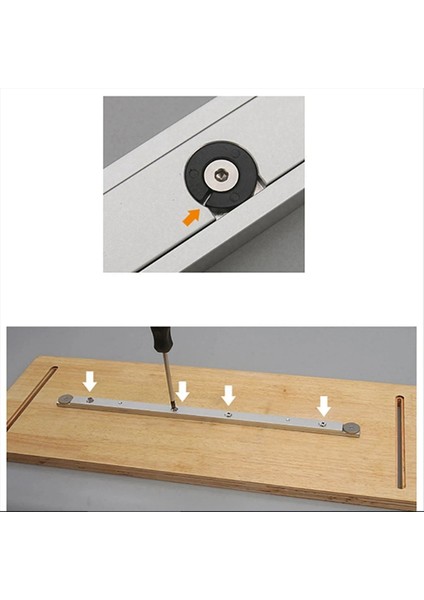 300MM Ağaç Işleme Alüminyum Alaşım Miter Tray T-Track T-Slot Masa Testeri Çocuk Miter Kapalı Dıy Aracı Gümüş (Yurt Dışından) indirimleri