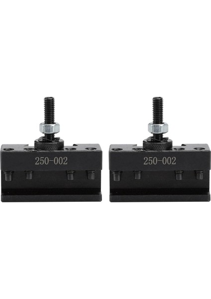 2x 250-002 Hızlı Alet Değişikliği Tutucu Dönüş Torna Yüz Partisi Bıçağı (Yurt Dışından)