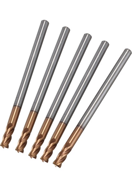 10PCS 3mm Katı Karbür Endmills Endmill D3X8XD4X50L 4 -Flute Yan Frezeleme Dökme Profilleme Yüz Fabrikası Standart Uzunluk (Yurt Dışından) fiyatları