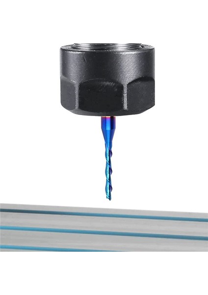 Downcut Spiral Yönlendirici Bit 1/4 Inç Shank 1/8 Inç Kesme Çapı Ahşap Kesme Için Ekstra Uzun 3 Inç Katı Karbür Oyma (Yurt Dışından) fırsatları