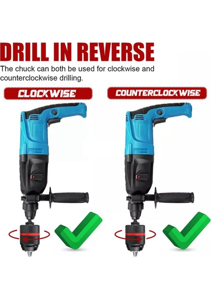 Metal Ağır Dermi 13MM Anahtarsız Matkap Kıyma Hex Shank/sds/soket Sahit Kadın Adaptör Donanım Aracı Professional (Yurt Dışından) modelleri