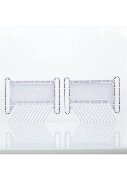 2x Yükseltilmiş Tüy Tahtası Güvenlik Cihazı Istiflenebilir Tüy Tahtası Çoğu Standart T-Slotları Masa Testerelerindeki T Rayları Beyaz (Yurt Dışından) fiyatları