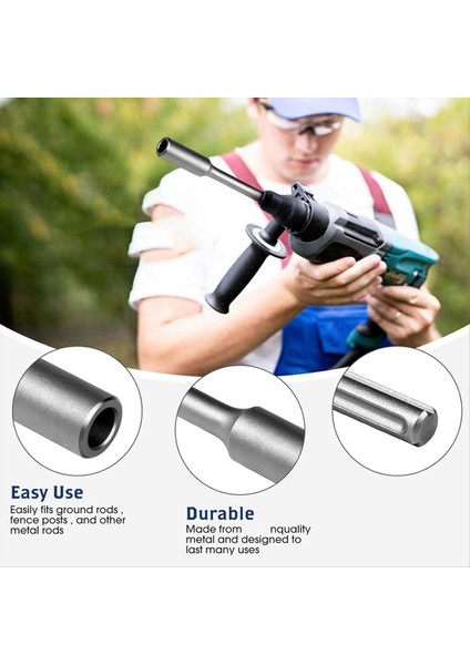 Sds-Max Toprak Çubuk Sürücüsü 5/8 Inç ve 3/4inch Zemin Çelik Kiti Çubuk Matkaplar Makita Için Hitachi Için Bosch Için Dewalt Için (Yurt Dışından) modelleri