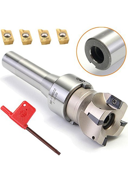 R8 FMB22 Arbor 400R 50MM Yüz Uç Mill Kabuk Kesici +4x APMT1604 Karbür Ekler (Yurt Dışından) indirimleri