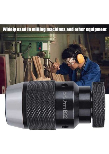 Matkap Chuck 5-20MM B22 Kendi Kendine Kilitlenen Matkap Chuck Yüksek Hassasiyetli Freze Makinesi Otomatik Sıkma Torna Tezgahı (Yurt Dışından) fiyatları