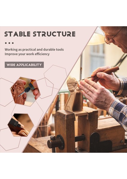 7pc Ahşap Oyma Araçları 1/8inch Shank Hss Gravür Matkap Aracı Ahşap El Sanatları Aksesuarları 4486 Dremel Aracı Için Chuck ile (Yurt Dışından) indirimleri