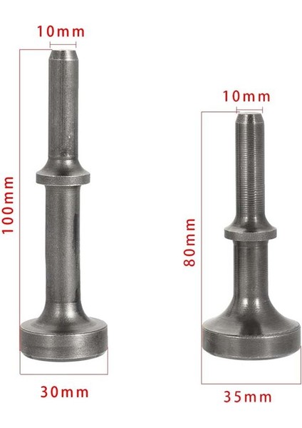2pc 80MM/100MM Kürek Çekiç Çelik Yumuşatma Pnömatik Sürüklemeler Hava Hammer Elektrikli Alışlar Bit Set Genişletilmiş Uzunluk Aracı (Yurt Dışından) modelleri