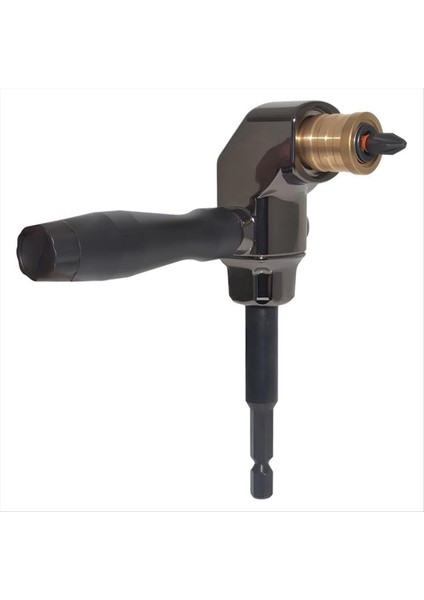 Sağ Açılı Matkap Eki Tüm Metal Gövde 90 Derece Matkap Adaptörü Çıkarılabilir Saplı Matkap Ucu Köşe Adaptörü (Yurt Dışından)