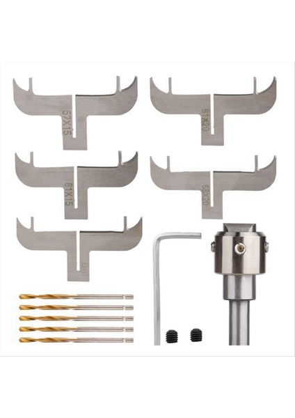 Freze Kesici Set Ahşap Işleme Bileklik Dairesel Bıçak Diy Ahşap Sondaj Aracı Cnc Takım Tezgahları Için Uygundur (Yurt Dışından)