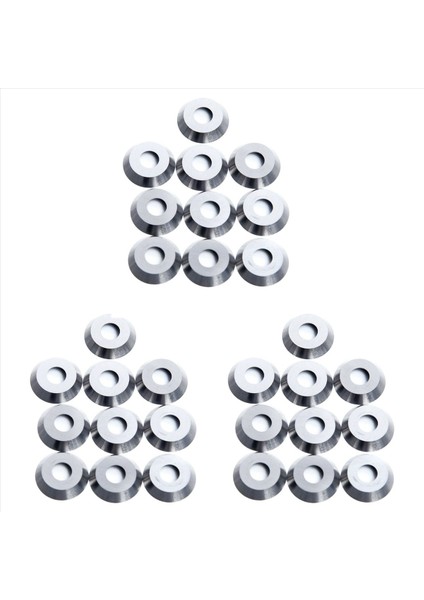 30PCS Çapı 12MM Yuvarlak Karbür Kesici Ekler Cı3 Ahşap Dönüşü Için Uyumlar (Yurt Dışından)