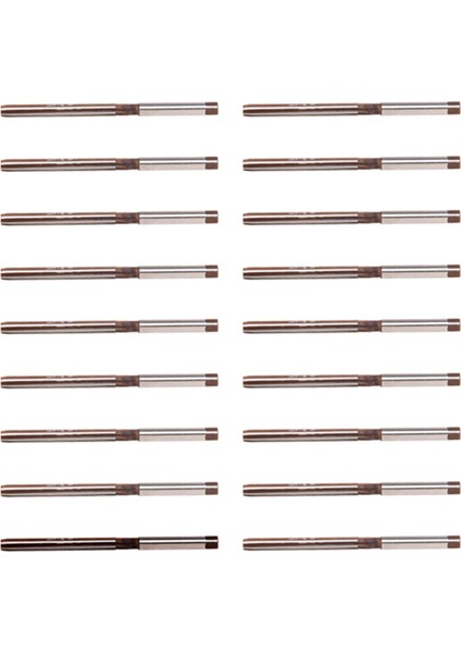 20X Yüksek Hızlı Çelik Düz Şaft 5mm 6-Flute El Raybası 3 3 Inç Uzunluk (Yurt Dışından)