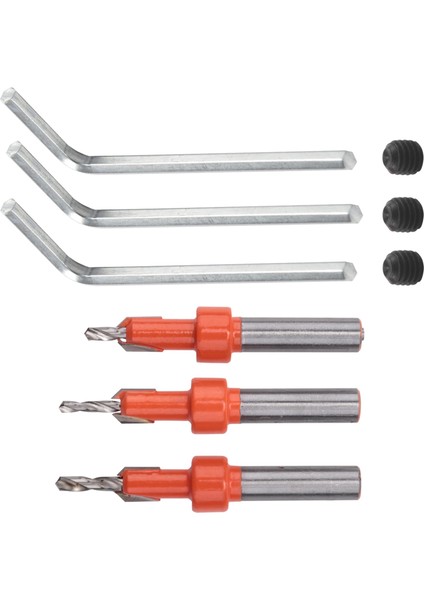 3 Pcs Counkink Matkap Bit Seti Ahşap Delik Matkap Bit Kereste Ahşap Çalışma Matkap Bitleri Ahşap Vida Kesici Için Hex Anahtarı (Yurt Dışından) fiyatları