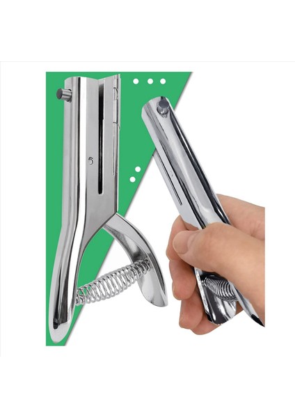 2x Delik Yumruk 1/8 Inç Ağır Hizmet Deli Yumruk Kağıt Kartı Taşınabilir Elde Taşınır 2 Inç Erişim Derinliğinde (3mm) (Yurt Dışından) indirimleri