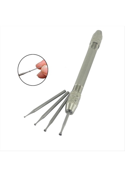 4 Adet Yuvarlak Fincan Çapak 3/32 Inç Kanatlı Tel El Matkap Teli Bükme Aletleri (1mm/1 4mm/1 8mm/2 3mm) (Yurt Dışından) fırsatları