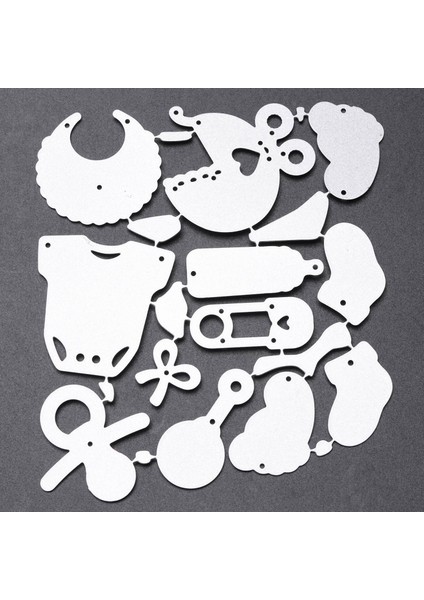 40 Pc Kabartma Şablonları Scrapbooking Kesme Şablonu Kabartma Makinesi 12 Pcs Bebek ve 28 Pcs Ingilizce Alfabesi (Yurt Dışından) fırsatları