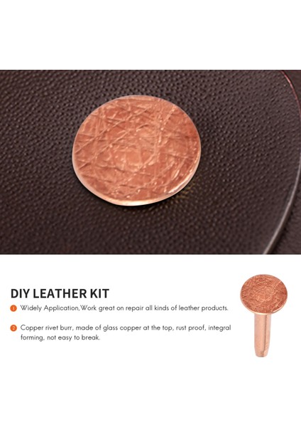 25 Set Bakır Perçin Çapak Yıkayıcı 3/4 Inç Uzunluğunda Deri Bakır Perçin Bağlantı Elemanı Cüzdanlar Için Deri Diy Zanaat Malzemeleri (Yurt Dışından) indirimleri