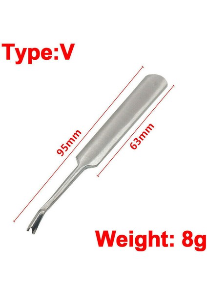 5pcs U V Şekilli Dikiş Yivi Kayma Kenar Mızrak Deri Zanaat Deri Diy Araç Kiti (Yurt Dışından) fırsatları