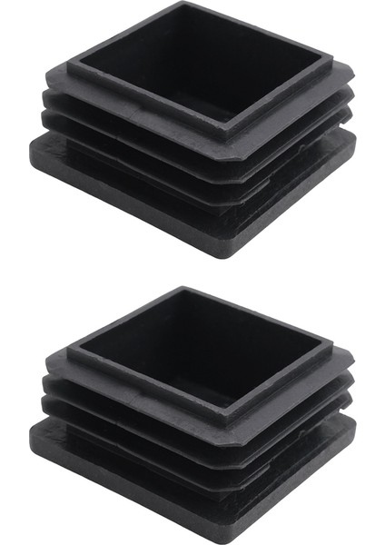 100 Pcs Plastik Kare Kesme Uç Kapak Tüpü Ekler 38MM x 38MM (Yurt Dışından)