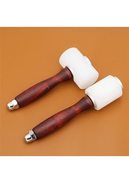 Ahşap Saplı Düz Çekiç Deri Oyma Çekiç Zımbalanma Baskı Gravür Naylon Çekiç Diy El Yapımı Deri Araçlar (Yurt Dışından) fırsatları