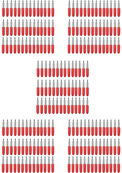200 Bıçak Cricut Cutter Için Explore ile Uyumlu 45 Derece Kesme Yedek Bıçağı (Yurt Dışından)