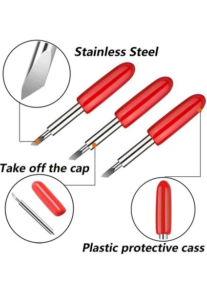 200 Bıçak Cricut Cutter Için Explore ile Uyumlu 45 Derece Kesme Yedek Bıçağı (Yurt Dışından) fırsatları