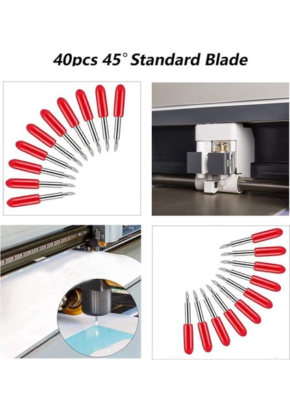 80 Bıçak Cricut Cutter Için Explore ile Uyumlu 45 Derece Kesme Yedek Bıçağı (Yurt Dışından) indirimleri