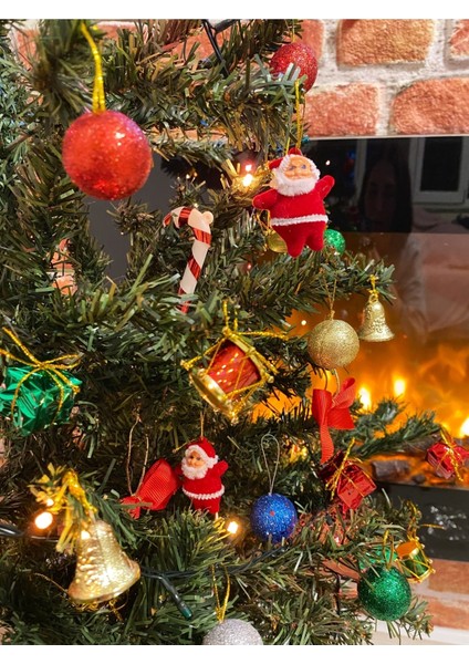 Yılbaşı Ağacı Süsü 32'li Karışık Renkler, Şık ve Renkli Dekorasyon Seti fiyatları