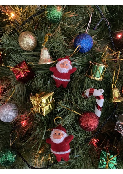 Yılbaşı Ağacı Süsü 32'li Karışık Renkler, Şık ve Renkli Dekorasyon Seti modelleri