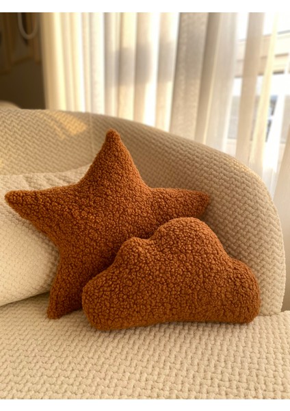 Teddy Bebek/çocuk Odası Yıldız ve Bulut Yastık