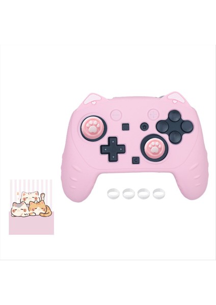 Nintendo Switch Için 2 Pro Cat Paw Controller Cilt Tutuşları Set Kayma Önleyici Ter Geçirmez Sıkı Uyum Kolay Kurulum (Yurt Dışından)