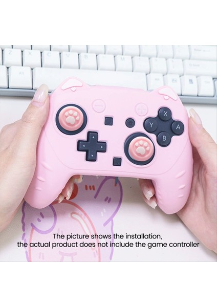 Nintendo Switch Için 2 Pro Cat Paw Controller Cilt Tutuşları Set Kayma Önleyici Ter Geçirmez Sıkı Uyum Kolay Kurulum (Yurt Dışından) fırsatları
