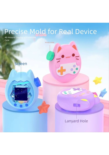 Tamagotchi Paradise Için Sevimli Siliconecase Geliştirilmiş Kavrama ve Koruma Için Kaymaz Sıvı Koruyucu Yumuşak Kabuk Kapak B (Yurt Dışından) fiyatları