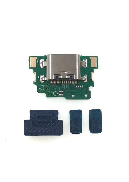 Nintendo Için Yeni 3ds Xl Şarj Bağlantı Noktasının Değiştirilmesi Yeni 3ds Xl Şarj Soketi Için Usb-C&#39 Den USB Tip C&#39 Ye Dönüştürme Soketi Mavi (Yurt Dışından)