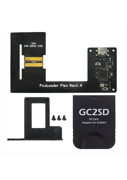 GC2SD ile Picoloader Flex Rev1 4 SD2SP2 Için RP2040 Çipini Temel Alır Ngc Gamecube Retro Gameconsole A Için GC2SD Sdgecko (Yurt Dışından)
