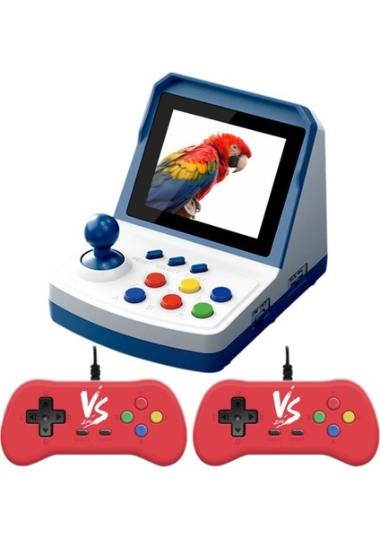 A6PLUS Retro Mini Arcade Video Oyunu Konsolu 1000+ Oyunlar 3 2 Inç Ekran Dahili Joystick Desteği Tv Çıkışı Ev Arcade B (Yurt Dışından)