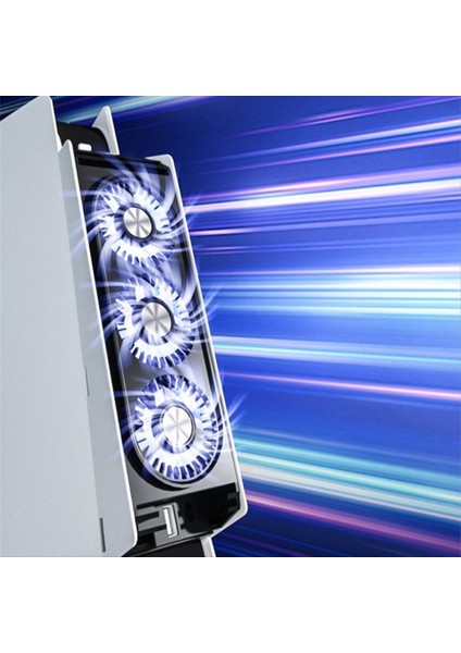 Ps5 Konsolu Soğutma Fanı Oyun Konsolu Sıcaklık Kontrolü Soğutma Soğutma Soğutma Soğutma Arka Soğutma Sessizce Hız Kolay Kullanım (Yurt Dışından) indirimleri