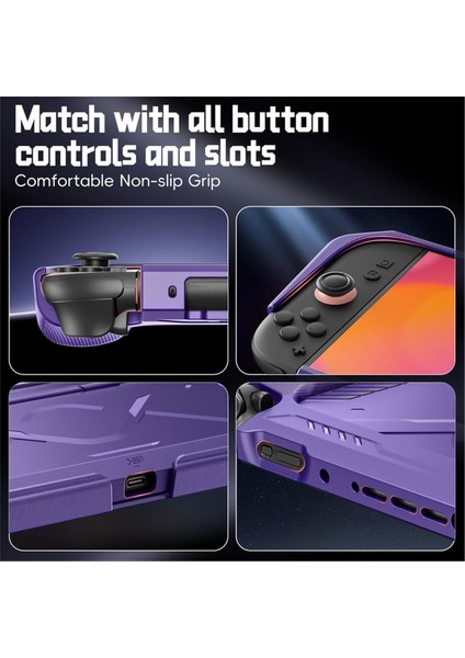 Nintendo Switch 2 Için Ergonomik Koruyucu Kılıf Sert Ön Kapaklı Şok Emici Kılıflı Kaymaz Kavrama (Yurt Dışından) fiyatları