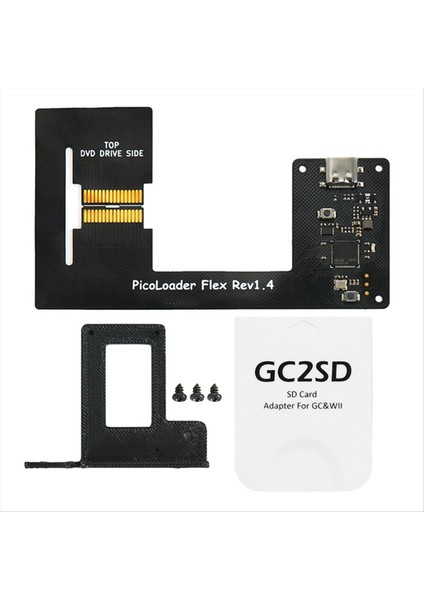 GC2SD ile Picoloader Flex Rev1 4 SD2SP2 Için RP2040 Çipini Temel Alır Ngc Gamecube Retro Gameconsole B Için GC2SD Sdgecko (Yurt Dışından)
