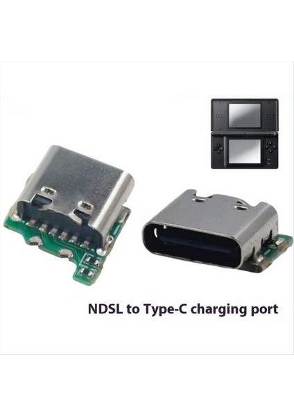 Nintendo Nds Lite Için Ndsl Için Usb-C Şarj Bağlantı Noktası Usb-C Moduna Dönüştürün USB Tip C Şarj Soketinin Değiştirilmesi (Yurt Dışından) fiyatları