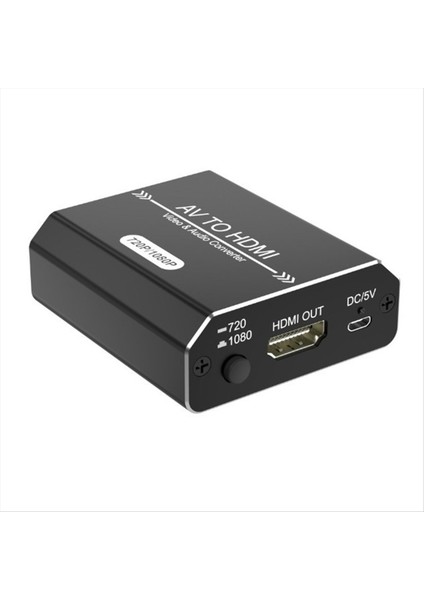 Rca Av - HDMI Uyumlu Dönüştürücü Hd 1080P Av - Oyun Konsolları DVD Oynatıcıları Için Kablolu HDMI Uyumlu Adaptör (Yurt Dışından) indirimleri