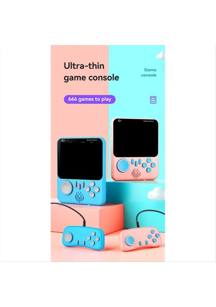 Macaron Renk 3.5 Inç Tft Renk Ekran Taşınabilir Retro Nostaljik El Konsolu Hd Renk Desteği Önceden Yüklendi 666 Oyun A (Yurt Dışından) fiyatları