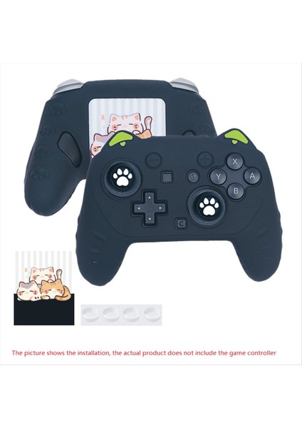 Nintendo Switch Için 2 Pro Kedi Kulak Oyunu Kontrolör Silikon Cilt Seti Slip Anti-Slip Ter-Kötü Sıkı Uyum Rahat Oyun (Yurt Dışından) modelleri
