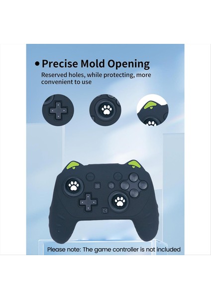 Nintendo Switch Için 2 Pro Kedi Kulak Oyunu Kontrolör Silikon Cilt Seti Slip Anti-Slip Ter-Kötü Sıkı Uyum Rahat Oyun (Yurt Dışından) indirimleri