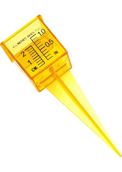 20PCS Yağmur Göstergesi Yeniden Kullanılabilir Bahçe Su Göstergesi Gösterge Gösterge Parlak Sarı Çim Yağmur Göstergesi Açık Su Ölçüm Aracı, (Yurt Dışından)